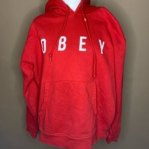 Obey Men’s Red Hoodie